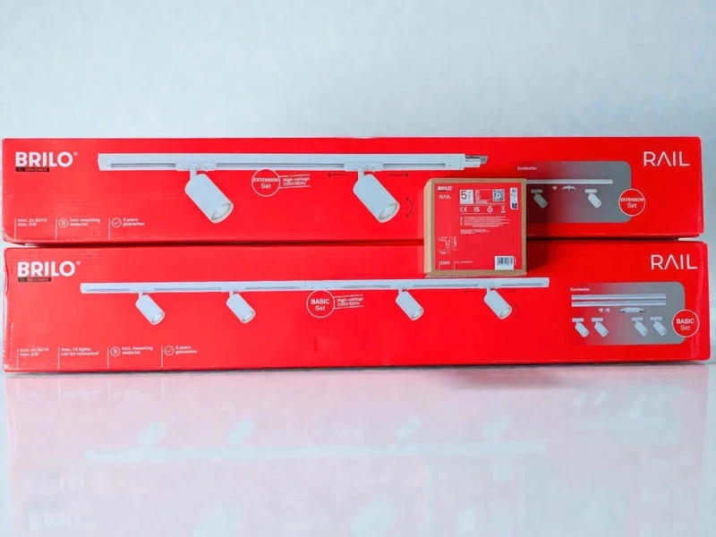[N3UF] Système Rail Briloner 2,25m | Forme L | 6 Spots GU10 Orientables -3428 – photo 2